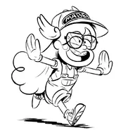 arale_norimaki artist:herny cosplay dr_slump gravity_falls mabel_pines // 977x1072 // 301KB