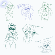 artist:ichiboo codename_kids_next_door dani_phantom danny_phantom inside_out joy mandy numbuh_3 peridot pixar self_portrait steven_universe the_grim_adventures_of_billy_&_mandy // 1000x1000 // 348KB