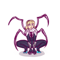 ghost-spider gwen_stacy marvel parody spider-gwen spider-man superior_spider-man // 1500x1500 // 699KB