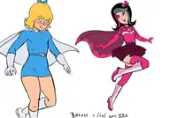 artist:biesiuss captain_galaxia crossovers guy_hamdon shezow zor_and_the_invincibles // 4000x2800 // 2.1MB