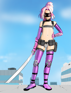 cosplay hit-girl kick-ass kill_la_kill nudist_beach // 913x1189 // 728KB