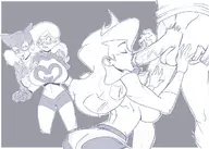 coc audrey_page crimson_cat gewd-boi golden_girl sarah_sterling silver_queen sorority_of_sentinels the_developing_adventures_of_golden_girl // 1200x857 // 169KB