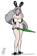 animaniacs artist:ian_comics humanization playboy_bunny slappy_squirrel // 864x1296 // 200KB