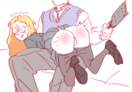 artist:chickpea horrid_henry horrid_henry's_mother spanking // 1200x838 // 368KB