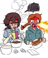 amphibia anne_boonchuy artist:rexhastala darla maggie original_character // 1000x1200 // 741KB