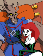 artist:dboy crossovers dc groot guardians_of_the_galaxy marvel poison_ivy // 550x712 // 75KB