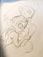 artist:luzanon eda_clawthorne lilith_clawthorne nude the_owl_house wip // 1111x1481 // 411KB