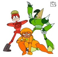 artist:anthropolog_itr darrell dragon_ball ok_ko!_let's_be_heroes parody raymond shannon // 572x559 // 99KB