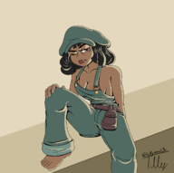 artist:tullymonst3r atlantis_the_lost_empire audrey_ramirez disney // 1232x1228 // 283KB