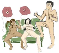 artist:noobishkor asami_sato avatar:_the_last_airbender bolin korra nude the_legend_of_korra // 2242x2011 // 346KB