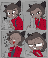 artist:dbaru caturday comics fellatio ok_ko!_let's_be_heroes purrcival // 1325x1611 // 705KB