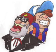 aoki_masaru artist:babazul dipper_pines gravity_falls hajime_no_ippo kimura_tatsuya parody stanley_pines // 1117x1031 // 2.0MB