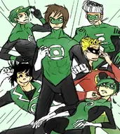 dc giorno_giovanna green_lantern jojo's_bizarre_adventure jolyne_cujoh jonathan_joestar joseph_joestar josuke_higashikata jotaro_kujo lantern_corps // 624x702 // 110KB