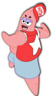 cosplay king_of_fighters patrick_star snk spongebob_squarepants_(series) terry_bogard // 1833x3298 // 710KB