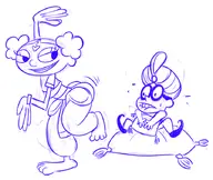 artist:knullmannen dexter dexter's_laboratory mee_mee // 897x758 // 400KB