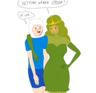 adventure_time finn_mertens humanization landshark slime_princess // 936x900 // 169KB