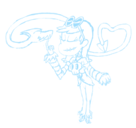 artist:duskull cosplay leni_loud skullgirls squigly the_loud_house // 776x726 // 150KB