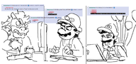 4chan bowser comics luigi mario parody super_mario the_adventures_of_super_mario_bros._3 // 2059x962 // 348KB