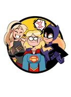 artist:oyetoons batgirl cassie_sandsmark dc kara_zor-el stephanie_brown supergirl wonder_girl // 2048x2780 // 596KB