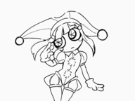 animated artist:brialzebubbie pomni the_amazing_digital_circus // 560x420 // 227KB