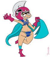 artist:jacinth chi-chi cosplay dragon_ball my_life_as_a_teenage_robot tiff_crust // 732x839 // 159KB