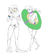 april_o'neil artist:discount_supervillain karai ravers teenage_mutant_ninja_turtles // 990x1182 // 367KB