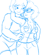 artist:liquidmark-alpha bubbles faye_whitaker questionable_content // 593x768 // 243KB