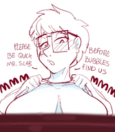 artist:dbaru faye_whitaker floating_black_slab_emitting_a_low_hum presenting questionable_content // 1209x1386 // 469KB