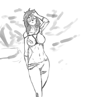 artist:terrible_the_drawfag empowered jessica_drew marvel parody spider-woman wardrobe_malfunction // 900x900 // 176KB