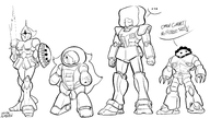 amethyst artist:liefeldianabomination cosplay garnet gundam msm-04_acguy pearl rgm-79_gm steven_quartz_universe steven_universe yms-15_gyan z'gok // 2830x1596 // 964KB