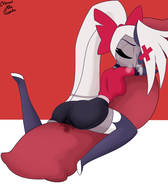 artist:oceans8giants hazbin_hotel masturbation vaggie // 3500x4000 // 1.5MB