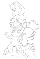 artist:dbaru caturday kevin_and_kell lin_lee mei_lee nude vaginal // 1155x1704 // 542KB