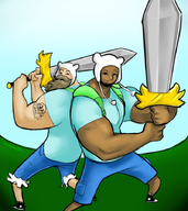 adventure_time beard cosplay finn_mertens inspector_redwood // 800x900 // 508KB