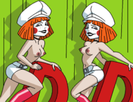 artist:dboy batman_beyond dc dee_dee deidre_dennis delia_dennis parody the_simpsons topless // 712x550 // 53KB