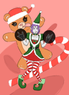 artist:discount_supervillain christmas christmas_elf dc raven teen_titans // 928x1273 // 542KB