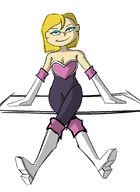 all_grown_up angelica_pickles cosplay rouge_the_bat rugrats sonic_the_hedgehog_(series) // 800x1100 // 167KB