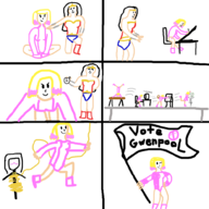 comics crossovers dc diana_prince disney gwenpool hercules marvel ms._co_2024 parody wonder_woman // 1000x1000 // 258KB