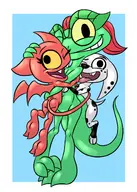 101_dalmatian_street 101_dalmatians crossovers disney dolly_dalmatian lizzie lizzie_(series) satina satina_(series) // 1000x1400 // 837KB