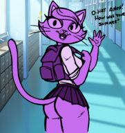 artist:flaminhotcheatoes artist:redout bottomless caturday jessica the_bremen_avenue_experience // 1265x1340 // 1.3MB
