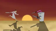aqua_teen_hunger_force crossovers jack master_shake mr._colympus_2023 samurai_jack // 3840x2160 // 3.3MB