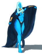 artist:muffynbunarts blue_diamond cosplay dc lyssa_drak steven_universe // 2285x2996 // 3.5MB
