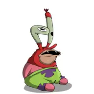 artist:jegc fusion mr._krabs patrick_star spongebob_squarepants_(series) // 1000x1000 // 76KB