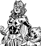 artist:turkenjamez jane_foster marvel thor troll // 1063x1205 // 545KB