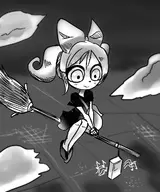 artist:rexhastala dolly i_can't_sleep kiki's_delivery_service parody // 1000x1200 // 432KB