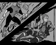 big_boss cosplay crossovers dc green_lantern hal_jordan lantern_corps metal_gear // 1771x1417 // 335KB