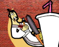 aqua_teen_hunger_force crossovers jack master_shake mr._colympus_2023 samurai_jack // 1887x1500 // 3.3MB