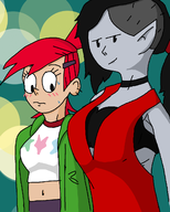 adventure_time crossovers foster's_home_for_imaginary_friends frankie_foster marceline ms._co_2024 // 1080x1350 // 388KB