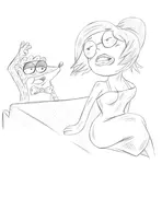 artist:frogtheartist eileen_roberts regular_show rigby // 2550x3300 // 309KB