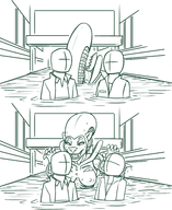 alien artist:redout counting_cougar parody tuff_puppy xenomorph // 1828x2230 // 1.2MB