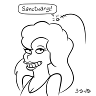 artist:lhk brazilian_alphabet_girl the_simpsons // 500x500 // 53KB